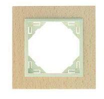 Cadre simple Logus cerisier Efapel 90 plaque interrupteur