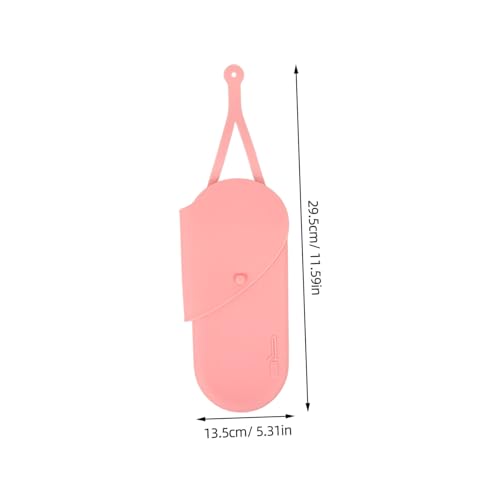 Bolsa de almacenamiento de silicona para planchas de pelo y rizadores, organizador portátil para herramientas de peinado miniatura 2