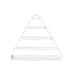 Demarkt Étagère à bijoux en ABS avec cadre de rangement intégré, Blanc., 28.8*25.3cm