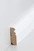 Produktbild Südbrock 100m/40 Stück Hamburger Sockelleiste MDF weiß 58mm | Sparpaket | Altberliner Leisten für PVC, Laminat & Parkett | MDF Fußleisten 19x58mm (40)