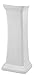 Gerber Danze G0029847 Logan Square Pedestal White, Brushed Nickel
