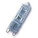120v Line Voltage Looped Pins with Glass Base