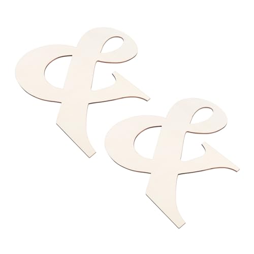 BEBEMOKO DIY Wooden Letters 30cm Wooden Craft Cutouts Unfinished Wood Pieces for Hanging Ornament