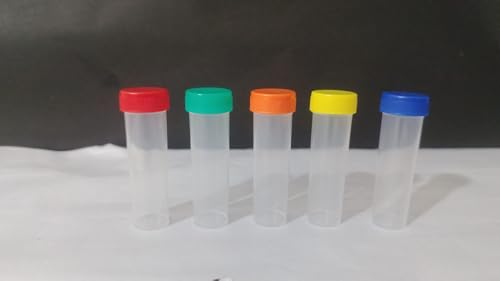 Plastic Homeopathic Bottle, 8 ml, Multicolour, Set of 100