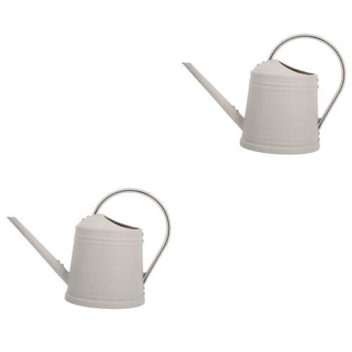 Regadera for Plantas de Interior, Jarra pequeña for jardín, 2 uds., Agua suculentas for el hogar, riego por aspersión con Pico Largo, Dispositivos for(White)