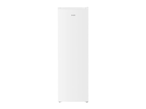 Svan Congelador vertical Blanco SCV145500ENF. Capacidad 161 Litros, Puerta Reversible, Bajo nivel Sonoro, Eficiencia Energética Clase E