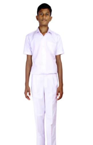 Image of AMBIKA STORES & READYMADES School Uniform - Pant for Boys, Cotton Shorts, Elastic Waist Half Pants, Regular Fit Sports Shorts