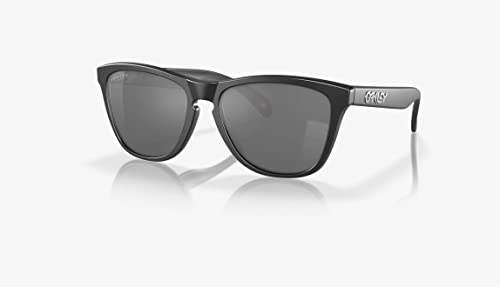 Oakley Frogskins Sunglasses Men's Polarized Lifestyle Authentic Eyewear - Matte Black/Black Iridium/One Size Fits All2