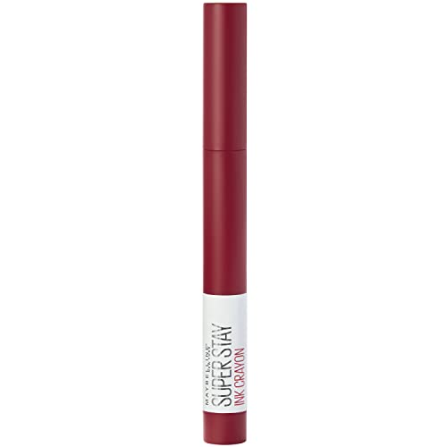 MAYBELLINE New York Pintalabios Mate Larga Duración SuperStay Ink Crayon, Tono 50 Own Your Empire, 1 Unidad (Paquete de 1)