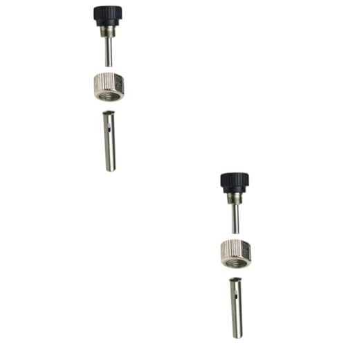 KICHOUSE 6 Sets Electronic Welding Soldering Accessories Tools Stainless Steel Sleeve Electric Soldering Handle Nut Sleeve