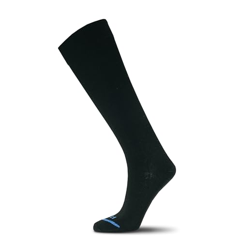 FITS Film Ski Merino Wool Ski Socks For Men and Women, Over-the-Calf, Breathable, Odor Resistant, Whole Foot Comfort