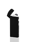 TESLA Lighter T14 Lichtbogen-Feuerzeug, elektronisches USB Feuerzeug, Double-Arc Lighter, wiederaufladbar matt-schwarz