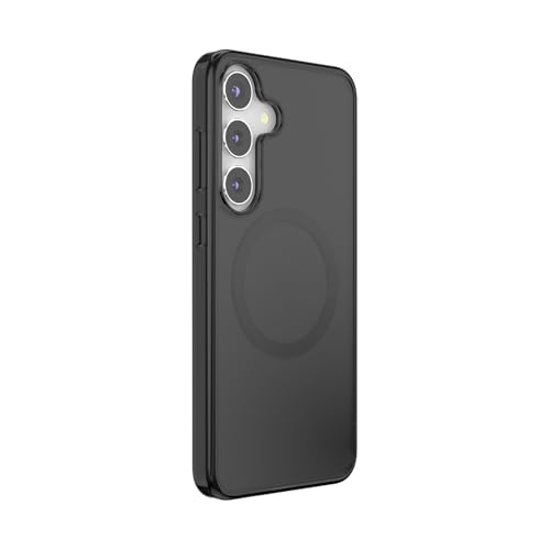 Image of PopSockets Samsung Galaxy S25+ Phone Case Compatible with MagSafe, Black - Transluscent Black