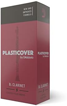 Rico Plasticover Bb Clarinet Reeds, Strength 3.0, 5-pack