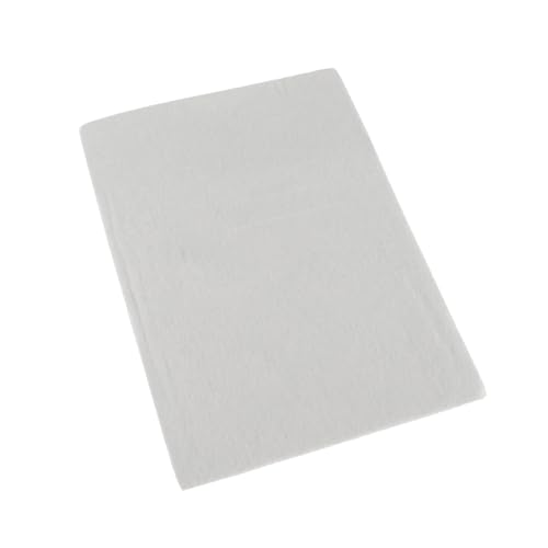 HOMESCAPES Kinder-Bettlaken ohne Gummizug, Flanell-Betttuch weiß 100x150 cm aus 100% Baumwolle, Biber-Betttuch Kinderbett, klassisches Bettlaken, Oeko-TEX Zertifiziert