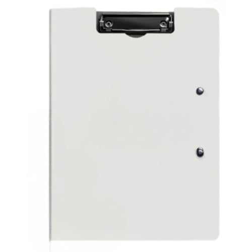 Lekolock ハードケースA 4フォルダおしゃれシンプル資料答案用紙整理収納ボードビジネスタブレットホルダー23.4*31.5 cm (ホワイト)