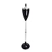 Produktbild Starlet24 70cm Standaschenbecher Aschenbecher mit Standfuß für Innen und Außen In-/Outdoor Schwarz