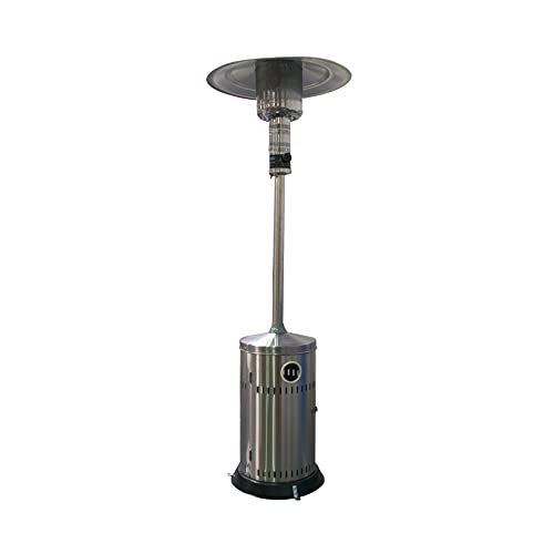 Mercatools Chauffage d'extérieur type lampadaire mercasol inox.