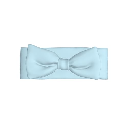 Solid color small fresh Pattern Baby Bow Headband - Super Stretchy Soft Bows Hair Accessories for Newborn Infant Toddlers Kids Girls - Elastic and Skin-Friendly