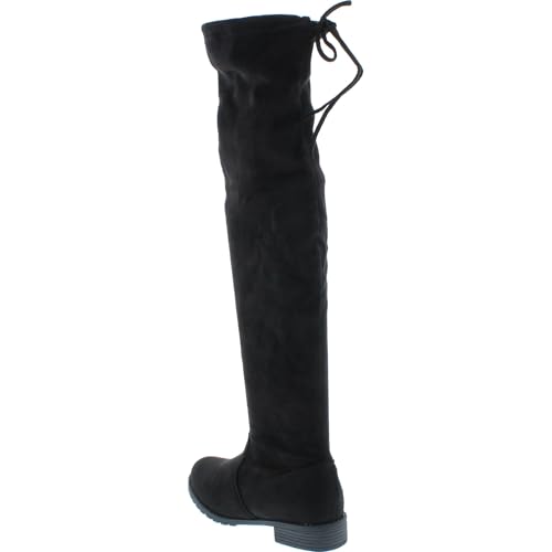Forever Link Jalen-H4 Women's Over The Knee Thigh High Flat Boot3