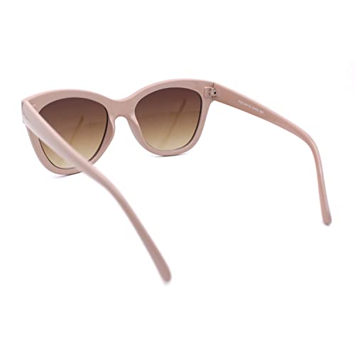Womens Subtle Oversize Horn Rim Cat Eye Fashion Sunglasses4