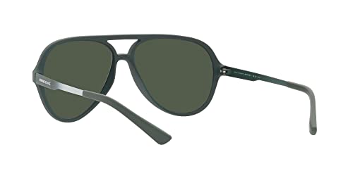 Image of Armani Exchange Man Sunglasses Matte Black Frame, Dark Grey Lenses, 60MM
