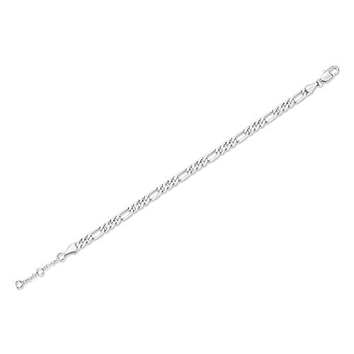 Image of PAVOI 14K Gold Plated Paperclip /Curb /Figaro Chain Adjustable Bracelet for Women