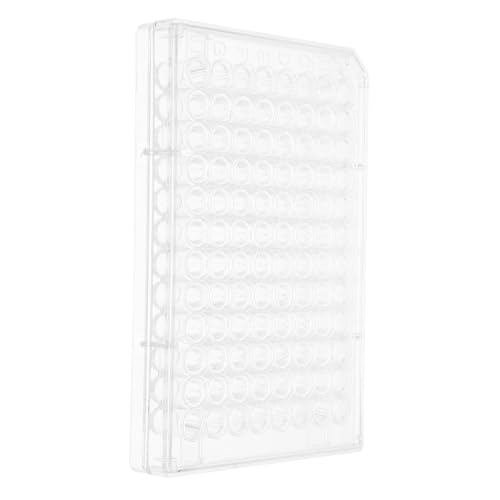 VALICLUD - VALICLUD De Culture Cellulaire 96 Puits Fond Conique En Avec Couvercle, Lot De 2 Pour Laboratoire, Croissance Cellulaire, Microplaque Rigide Adaptée Aux Expériences Scientifiques