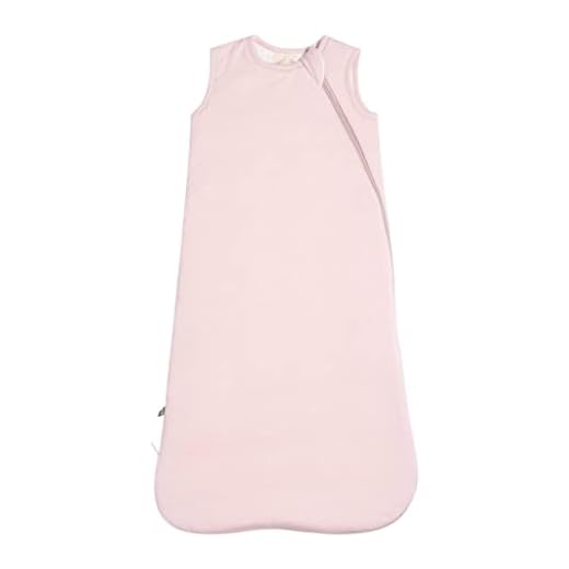 KYTE BABY Unisex Rayon Made From Bamboo Sleep Bag for Babies and Toddlers, 1.0 Tog (Small, Blush)