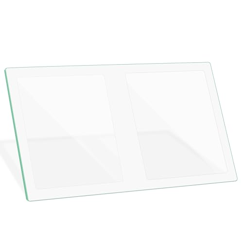 Image of Upgraded MHL61952311 Refrigerator Glass Shelf Replacement Compatible with lg & kenmore Refrigerator Shelf Replacement Tempered Glass Crisper Drawer Cover Crisper Glass Inserts Replacement
