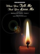 Alfred Publishing 00-PVM05034 When You Tell Me That You Love Me Sheet Music