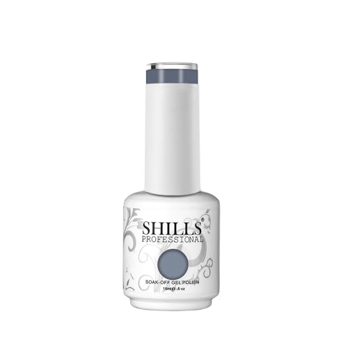 Image of SHILLS PROFESSIONAL UV /LED Soak Off Gel Polish (Gel Nail Polish) Nail Art Nail Polish Color Shade 161, Glossy Finish, 15ml