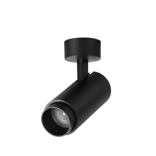 Luz De Tubo Ajustable De 7W, Luz De Techo De Aluminio Montada En Superficie, Luz De Techo Pequeña Con Ángulo De Zoom De 15 ° -60 °, Foco Montado En Superficie, Súper Brillante, Foco Mural De Pared De