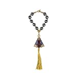 Terço Dezena Retrovisor Carro Nossa Senhora Aparecida Acessórios Bolsa Mochila Oratório (1, 1 NS Aparecida - Hematita - Marrom)