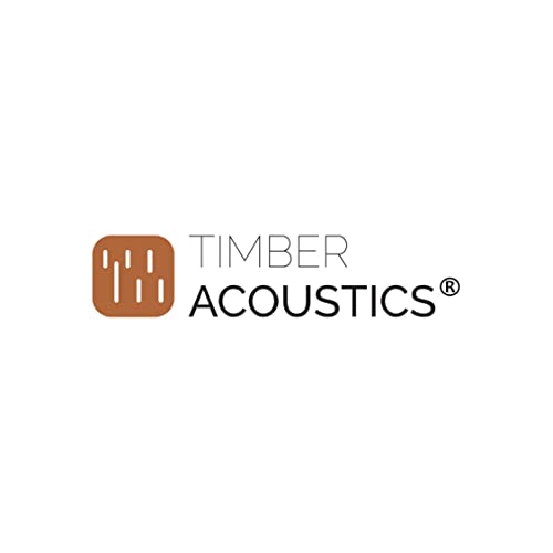 Image of Timber Acoustics Panels, Roxul Rockwool Sound Absorption Panels, 2' x 2' x 3 inch. NRC=0.90 [SET OF 4] (black)