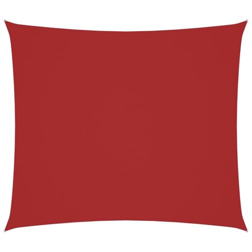 Vopese Sonnensegel Oxford-Gewebe Rechteckig 2x2,5 m Rot Sonnensegel Rasen, Garten Model135639