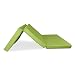 DUÉRMETE ONLINE - Colchón Plegable Eureka para Invitados con Cierre y Asa, Espuma de Gran Densidad (Extrafirme) y Funda en Tejido 3D súper Transpirable Verde Desenfundable, 90 x 190