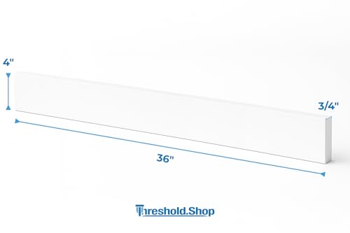Image of Bathroom Vanity Sink Backsplash /Sidesplash (Super White Engineered Marble, 4 inch x 36 inch)