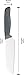 Zyliss Comfort Knife - Japanese Stainless Steel Blade - Non-Slip Contoured Handle for All Hand Sizes - Kitchen Tools with Safety Kitchen Blade Guards - Dishwasher Safe - 5.9