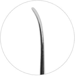 Feline Luxating Root Elevator 1.3mm Outside Curved Tip Short Handle