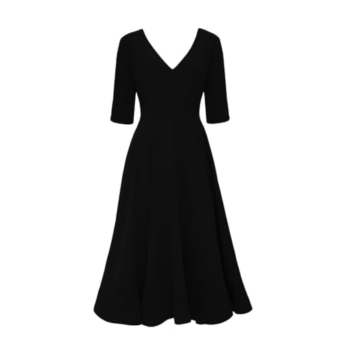 Robe de cocktail femme Sally Czarna pour affiner la silhouette