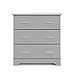 Storkcraft Brookside 3 Drawer Dresser (Pebble Gray) – Baby and Kids Bedroom Organizer, Nursery Chest, Storage Dresser With Drawers, Universal Design