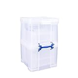 Really Useful Plastic Storage Box Bonus Pack 3x35 Litre Clear - Image 5
