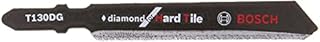 BOSCH T130DG 1-Piece 3-1/4 In. 30 Grit Diamond for Hard Tile T-Shank Jig Saw Blades