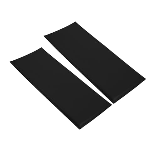 Warmhm 2pcs Upholstered Anti-Collision Wall Padding Peel and Stick Headboard Pads for Playroom Nursery Bedroom Safety and Noise Reduction Panels