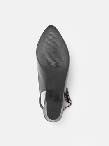 Image of Marc Loire Women's Pointed Toe Block Heel Pumps Shoes for Party, Office and Formal Occasions