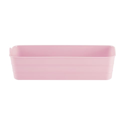 Image of KOLORR Flexi Tray Narrow Flexible Space-Saving Storage, Stackable Storage Organizer, Drawer Organizer Trays for Home, Washroom, Office, and Kitchen Organization Pack of 6 - Peach