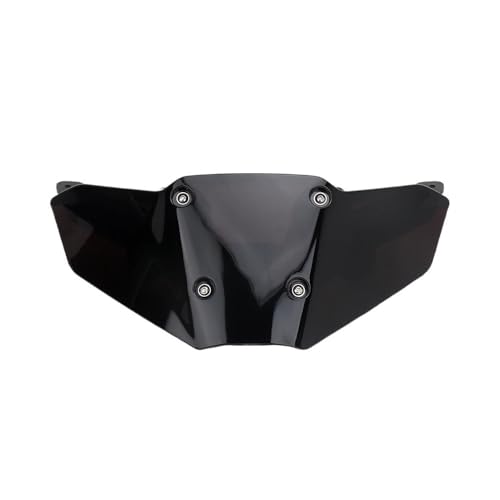 Pare-brise déflecteur de vent noir avec support pour moto Yamaha MT-09 2024