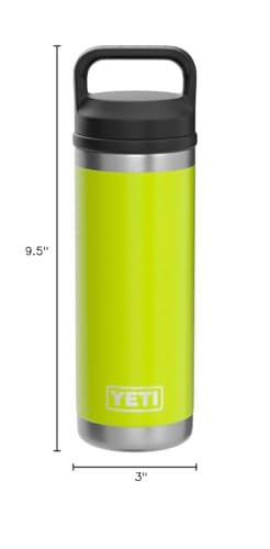 Image of YETI Rambler 18 oz Bottle, Vacuum Insulated, Stainless Steel with Chug Cap, Chartreuse