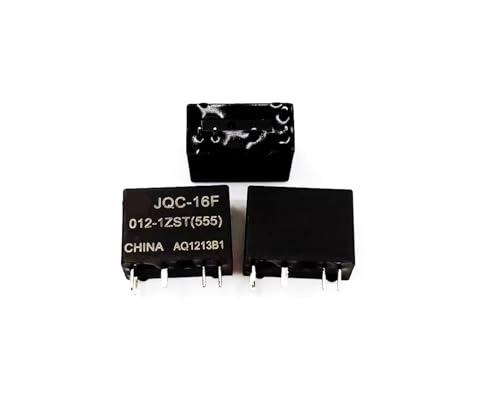 Relé JQC-16F 012-1ZST DC12V 5PIN interruptor electromagnético para circuitos impresos y módulos electrónicos